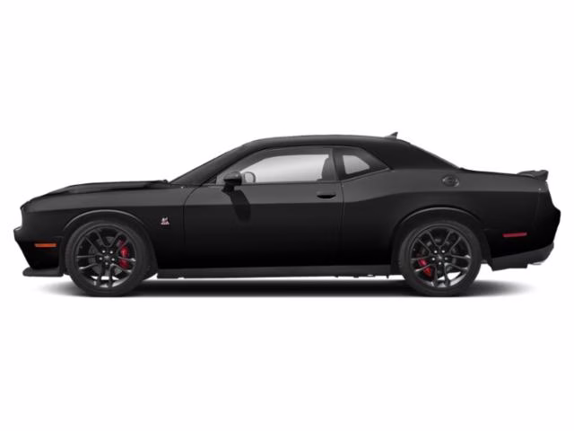2021 Pitch Black Clearcoat Dodge Challenger R/T Scat Pack RWD Coupe