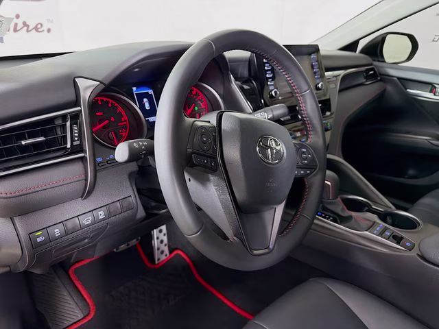 2024 Midnight Black Metallic Toyota Camry TRD V6 FWD Sedan