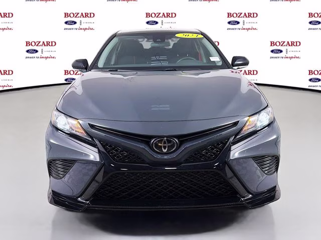 2024 Midnight Black Metallic Toyota Camry TRD V6 FWD Sedan