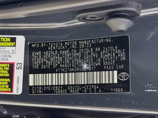 2024 Midnight Black Metallic Toyota Camry TRD V6 FWD Sedan