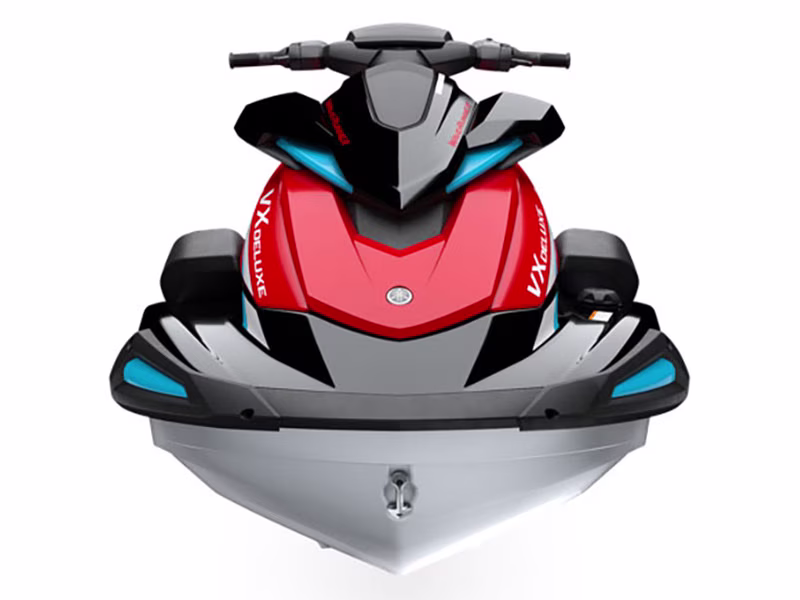 2026 Black / Torch Red Yamaha VX Deluxe with Audio Personal Watercraft