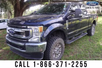 2022 Blue Ford Super Duty F-250 SRW XLT 4X4 Truck