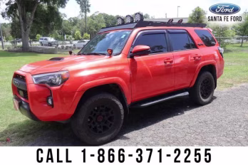 2023 Orange Toyota 4Runner TRD Pro 4X4 SUV