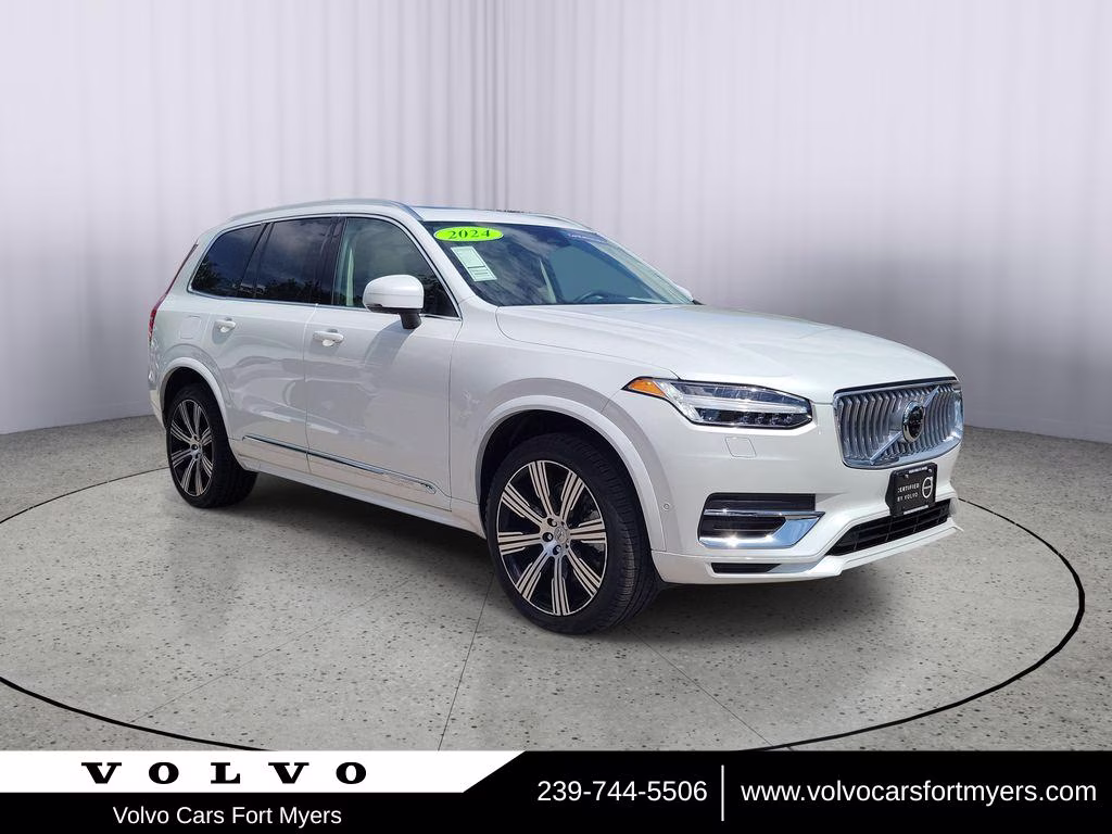 2024 Crystal White Metallic Volvo XC90 Plus AWD SUV