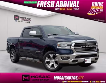 2023 Patriot Blue Pearlcoat Ram 1500 Laramie 4X4 Truck
