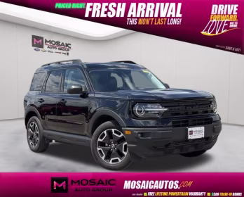 2021 Shadow Black Ford Bronco Sport Outer Banks 4X4 SUV