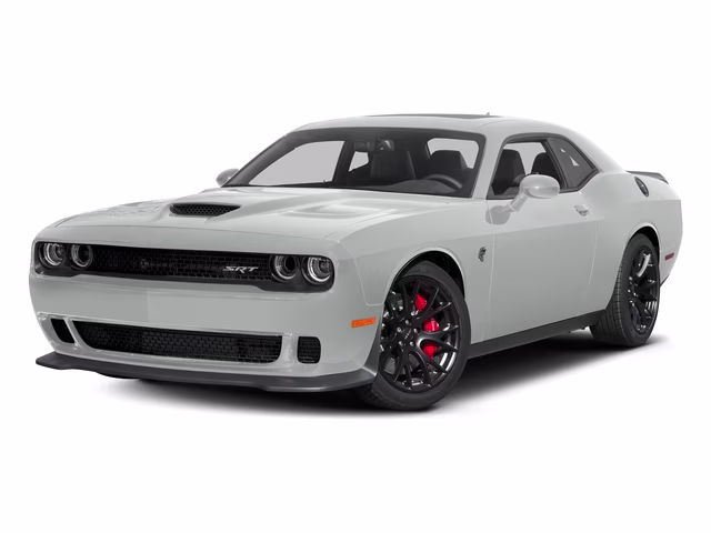 2016 Bright White Clearcoat Dodge Challenger SRT Hellcat RWD Coupe