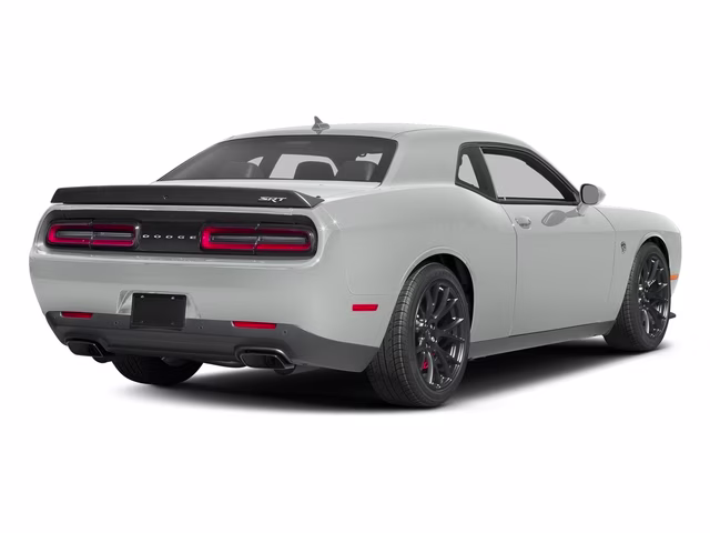 2016 Bright White Clearcoat Dodge Challenger SRT Hellcat RWD Coupe
