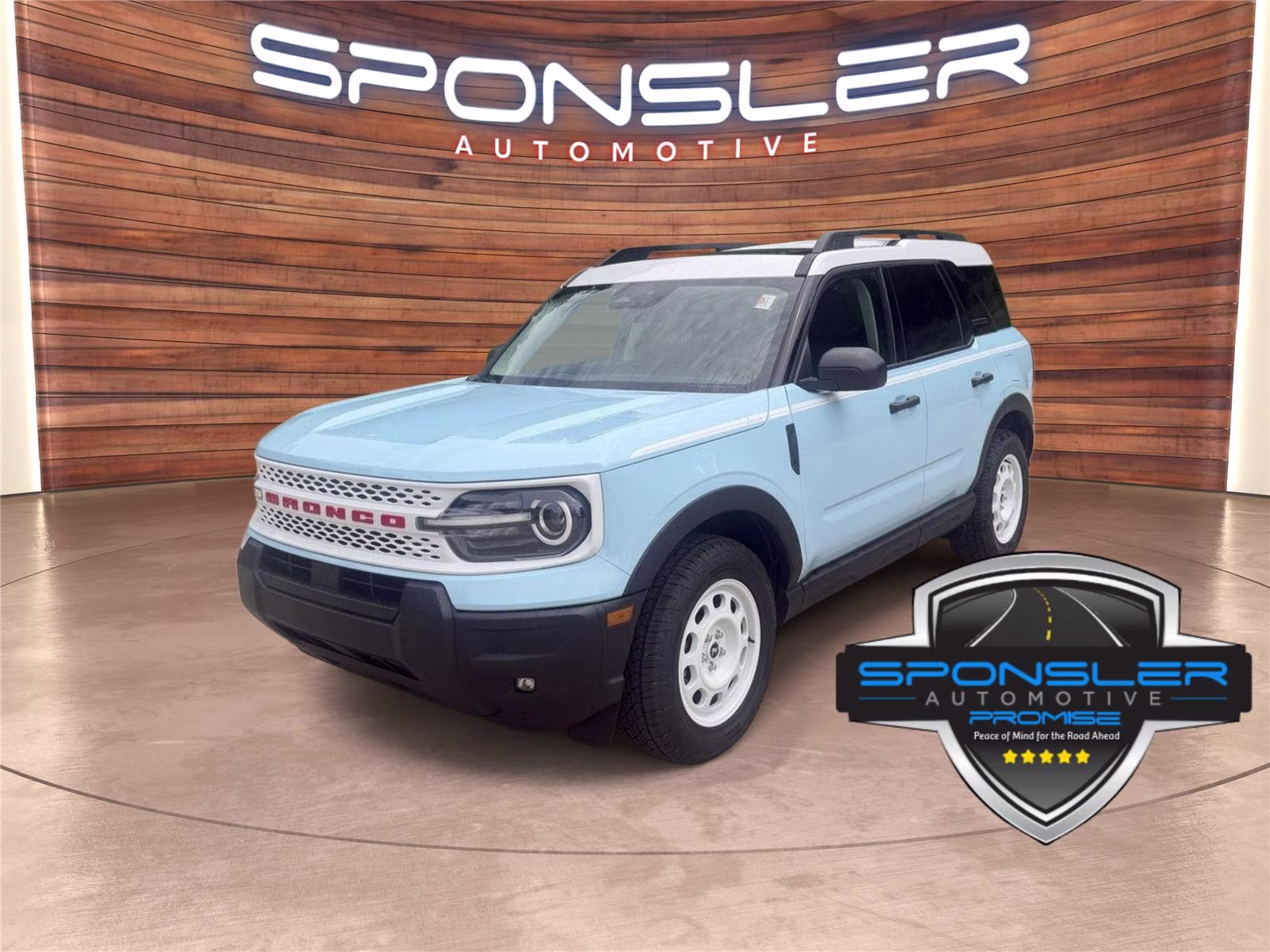 2026 Robins Egg Blue Ford Bronco Sport Heritage 4X4 SUV