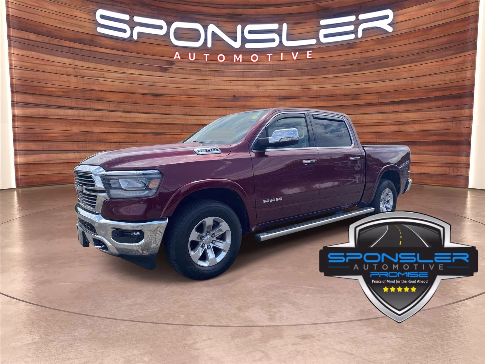 2021 Delmonico Red Pearlcoat Ram 1500 Laramie 4X4 Truck