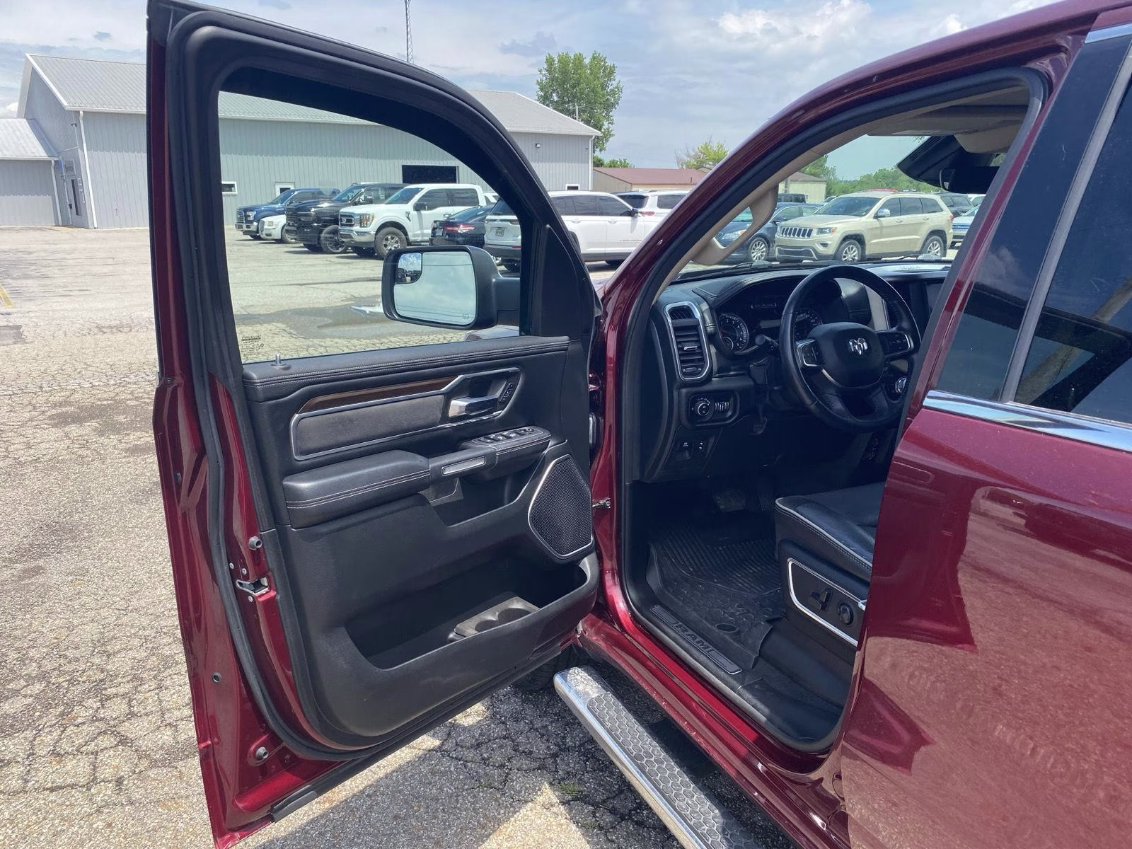 2021 Delmonico Red Pearlcoat Ram 1500 Laramie 4X4 Truck
