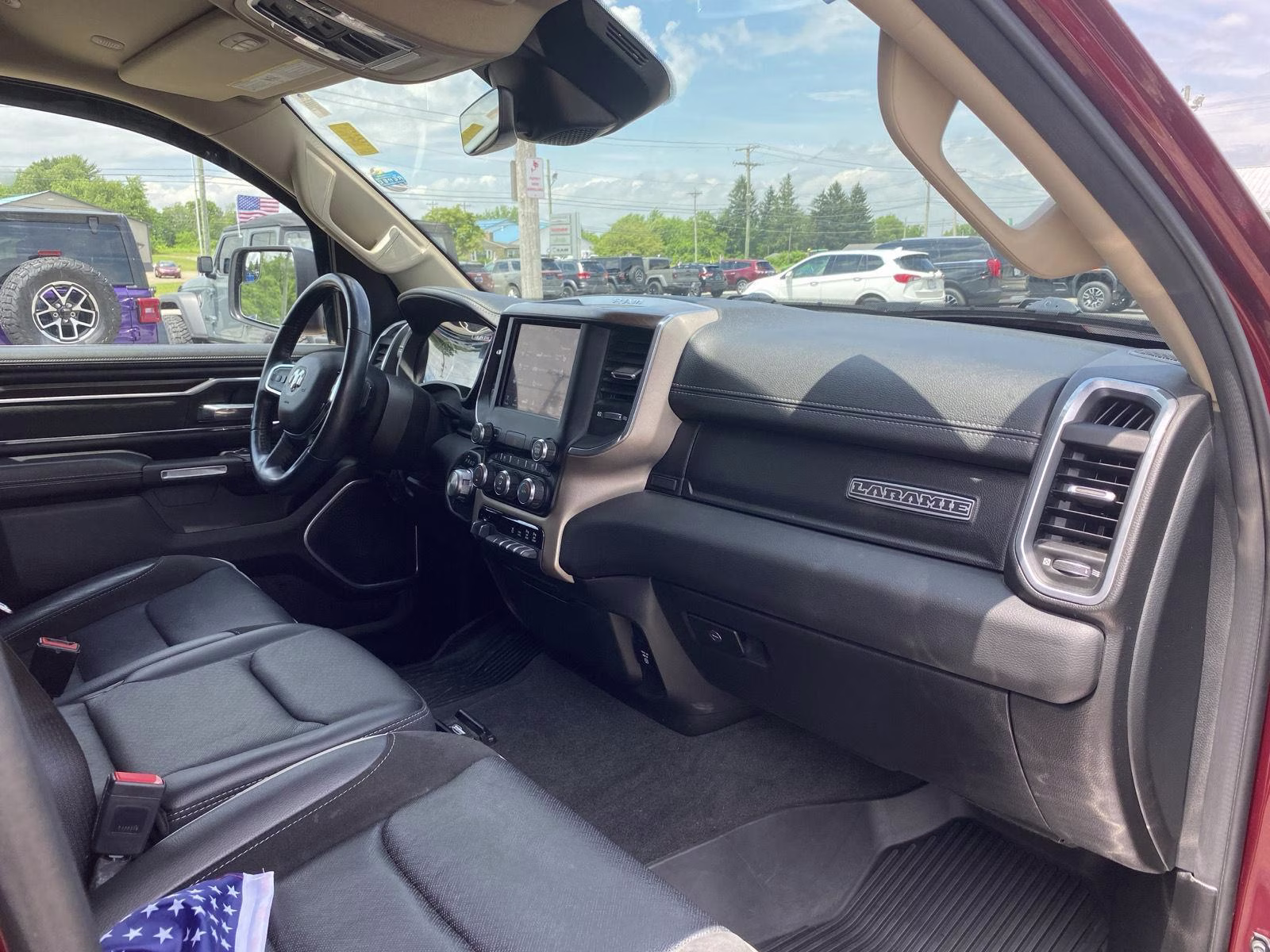 2021 Delmonico Red Pearlcoat Ram 1500 Laramie 4X4 Truck