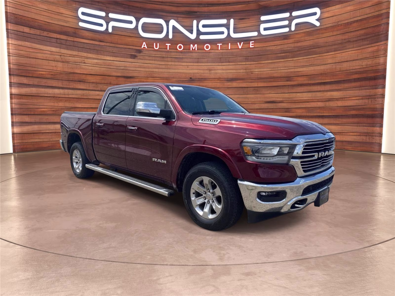 2021 Delmonico Red Pearlcoat Ram 1500 Laramie 4X4 Truck