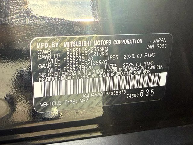 2023 Labrador Black Pearl Mitsubishi Outlander SEL AWD SUV