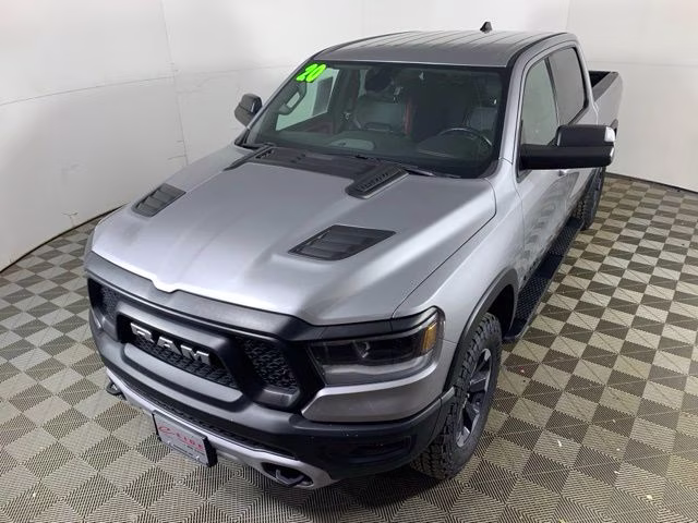 2020 Billet Silver Metallic Clearcoat Ram 1500 Rebel 4X4 Truck