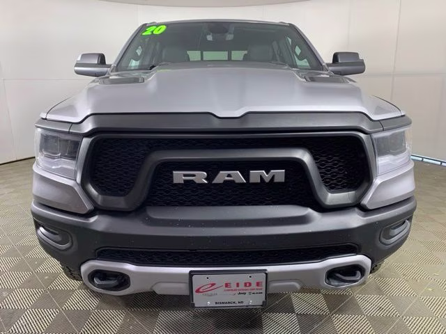 2020 Billet Silver Metallic Clearcoat Ram 1500 Rebel 4X4 Truck
