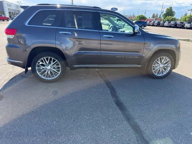 2018 Granite Crystal Metallic Clearcoat Jeep Grand Cherokee Summit 4X4 SUV