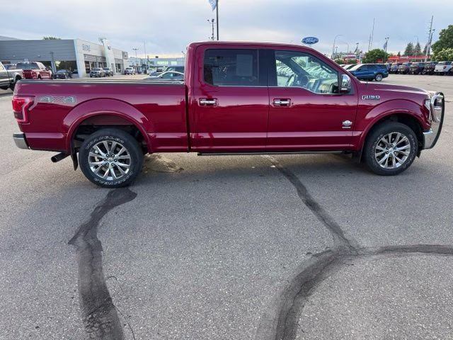 2017 Ruby Red Metallic Tinted Clearcoat Ford F-150 King Ranch 4X4 Truck