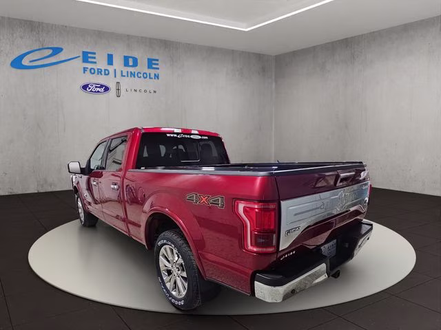 2017 Ruby Red Metallic Tinted Clearcoat Ford F-150 King Ranch 4X4 Truck
