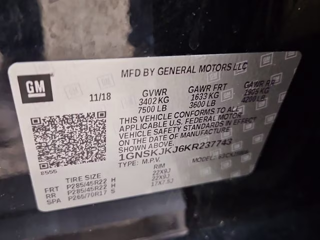 2019 Black Chevrolet Suburban Premier 4X4 SUV