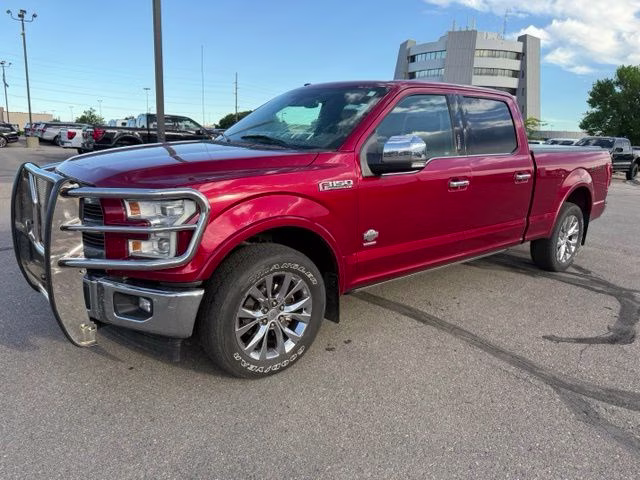 2017 Ruby Red Metallic Tinted Clearcoat Ford F-150 King Ranch 4X4 Truck