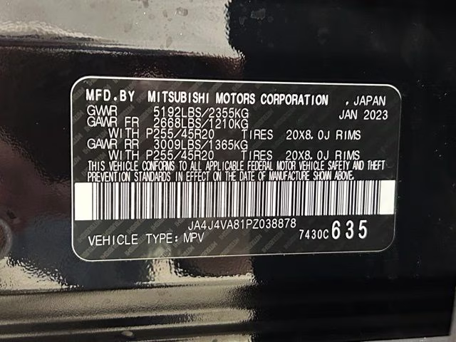 2023 Labrador Black Pearl Mitsubishi Outlander SEL AWD SUV