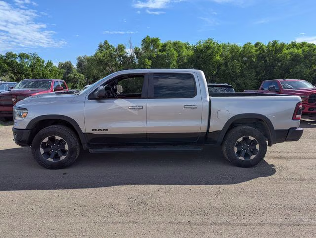 2020 Billet Silver Metallic Clearcoat Ram 1500 Rebel 4X4 Truck