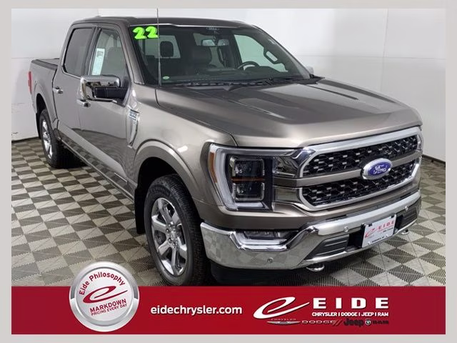 2022 Stone Gray Metallic Ford F-150 King Ranch 4X4 Truck