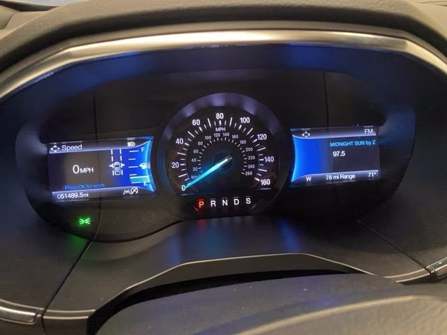 2021 White Metallic Ford Edge Titanium AWD SUV