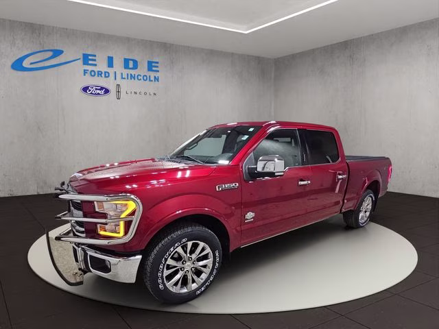 2017 Ruby Red Metallic Tinted Clearcoat Ford F-150 King Ranch 4X4 Truck