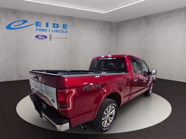 2017 Ruby Red Metallic Tinted Clearcoat Ford F-150 King Ranch 4X4 Truck