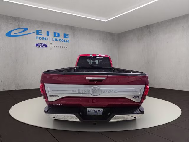 2017 Ruby Red Metallic Tinted Clearcoat Ford F-150 King Ranch 4X4 Truck