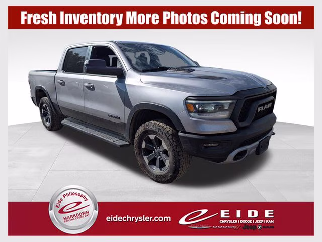 2020 Billet Silver Metallic Clearcoat Ram 1500 Rebel 4X4 Truck