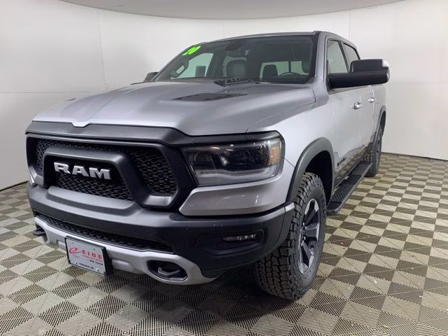 2020 Billet Silver Metallic Clearcoat Ram 1500 Rebel 4X4 Truck