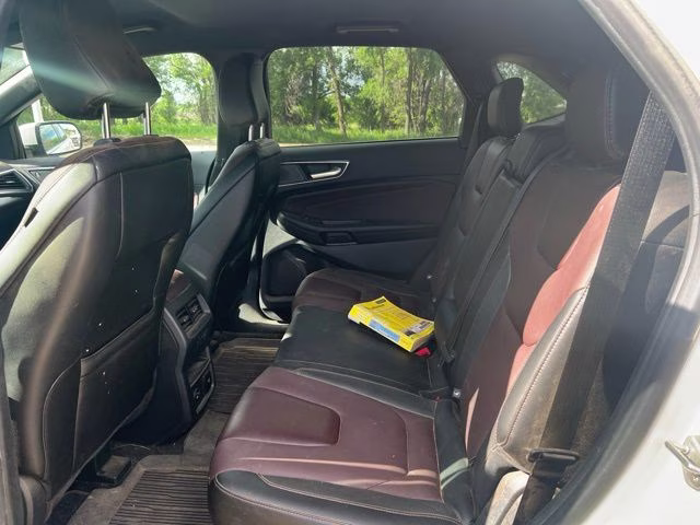 2021 White Ford Edge Titanium AWD SUV