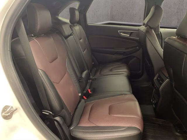2021 White Metallic Ford Edge Titanium AWD SUV