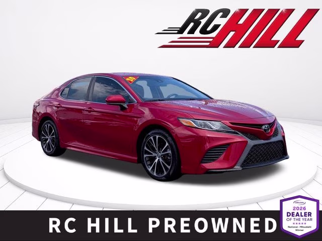 2020 Supersonic Red Toyota Camry SE FWD Sedan