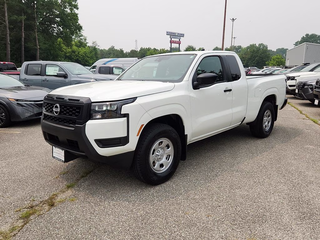 2026 Glacier White Nissan Frontier S RWD Truck