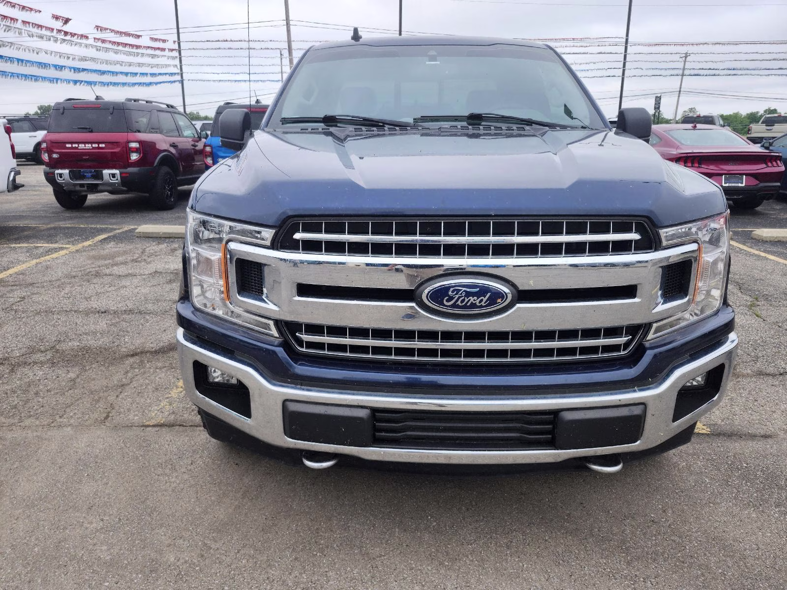 2019 Blue Jeans Ford F-150 XLT 4X4 Truck