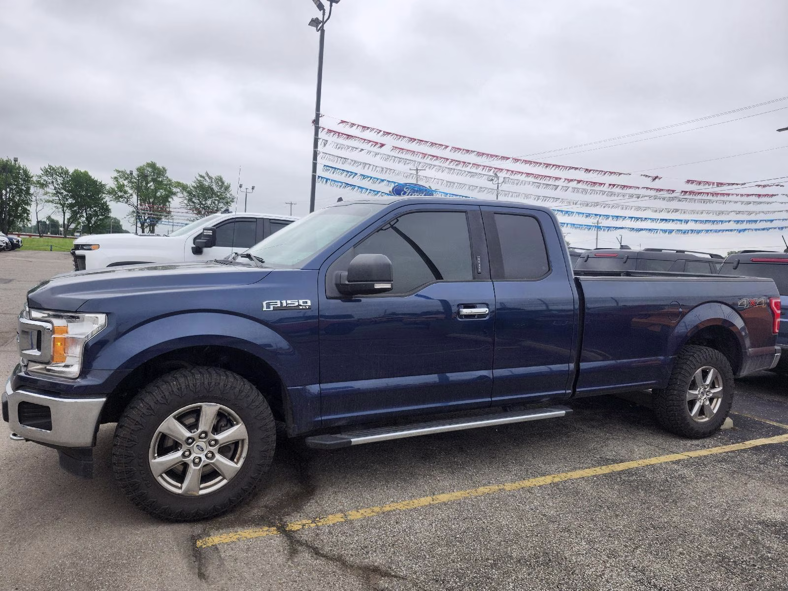 2019 Blue Jeans Ford F-150 XLT 4X4 Truck
