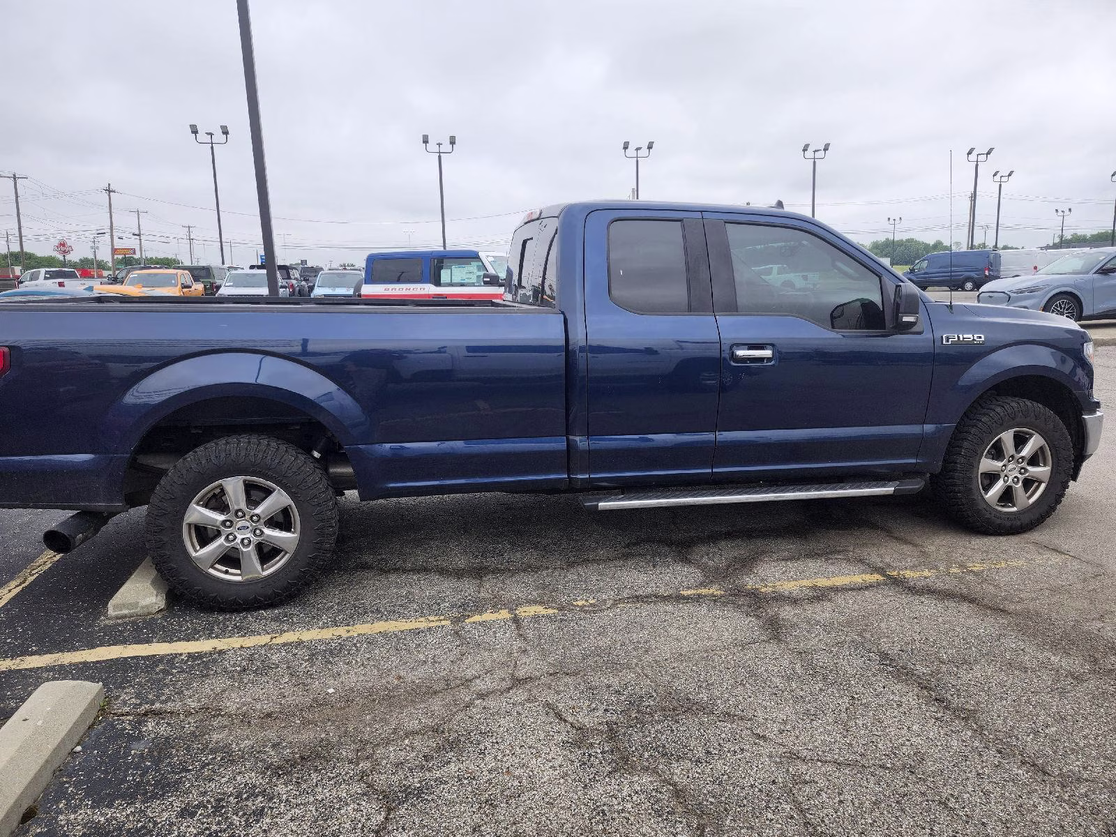 2019 Blue Jeans Ford F-150 XLT 4X4 Truck