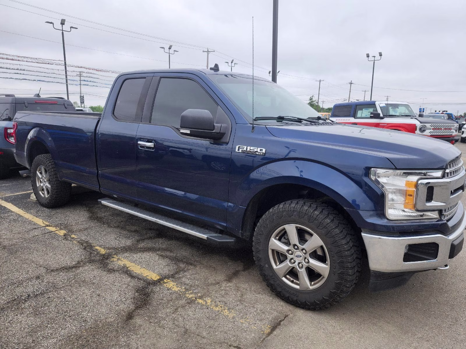 2019 Blue Jeans Ford F-150 XLT 4X4 Truck