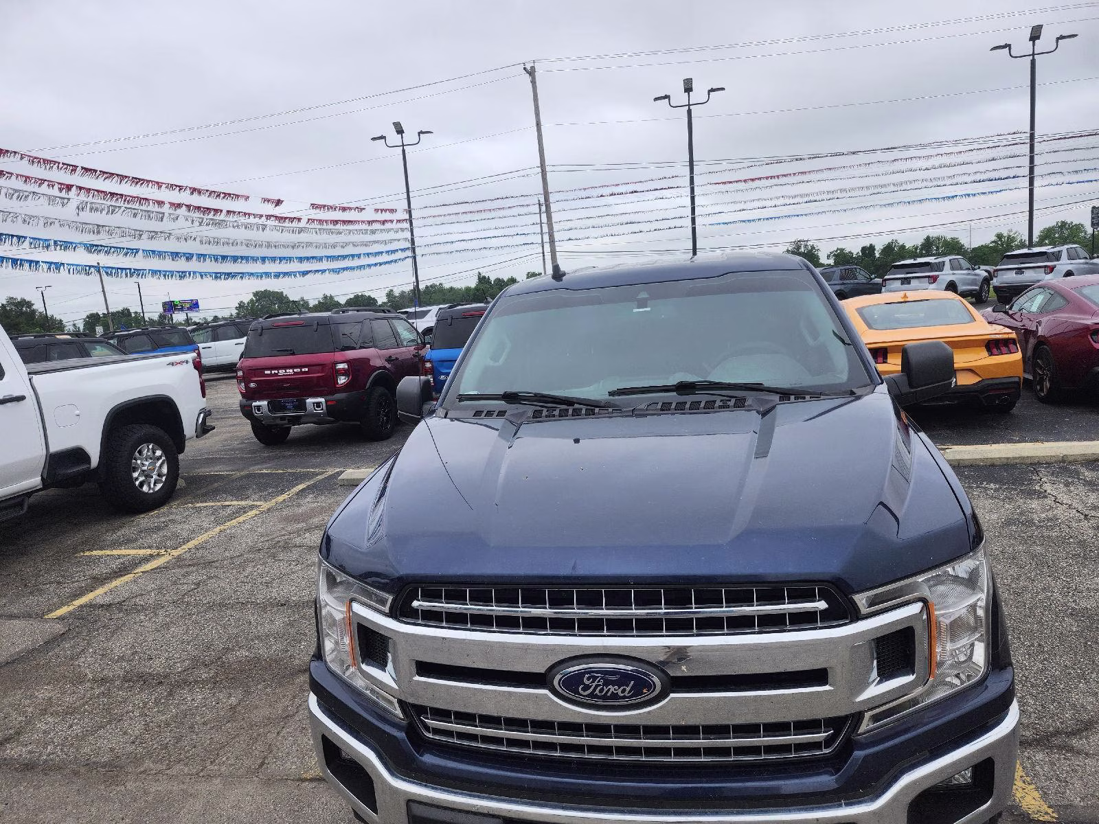 2019 Blue Jeans Ford F-150 XLT 4X4 Truck