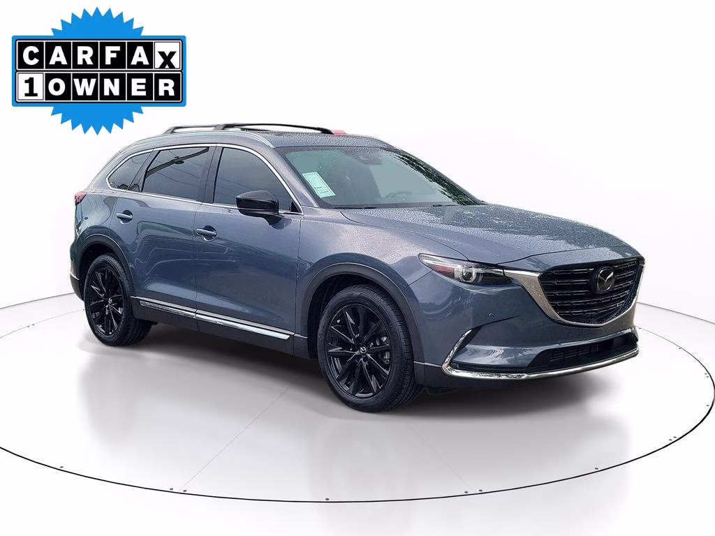 2022 Polymetal Gray Metallic Mazda CX-9 Carbon Edition AWD SUV