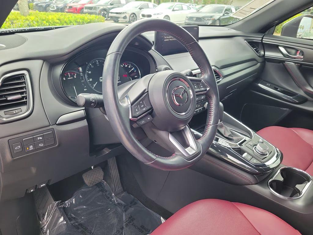 2022 Polymetal Gray Metallic Mazda CX-9 Carbon Edition AWD SUV