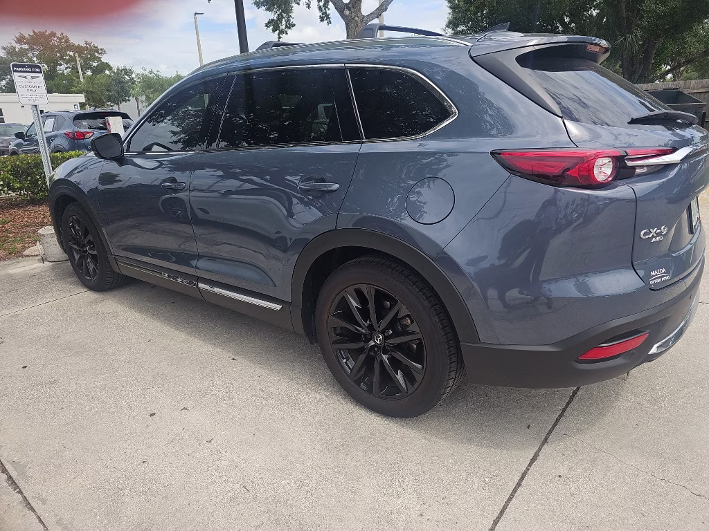 2022 Polymetal Gray Metallic Mazda CX-9 Carbon Edition AWD SUV