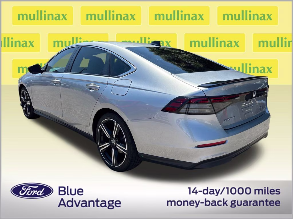 2024 Solar Silver Metallic Honda Accord Hybrid Sport FWD Sedan