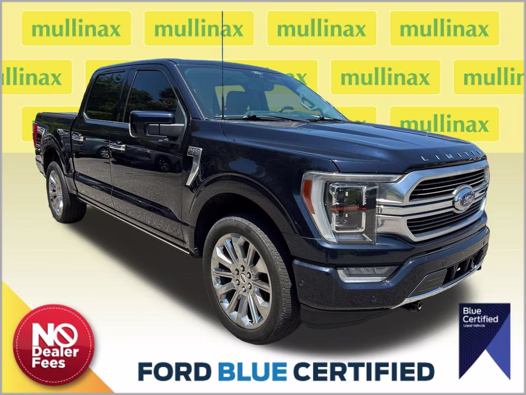 2021 Antimatter Blue Metallic Ford F-150 Limited 4X4 Truck