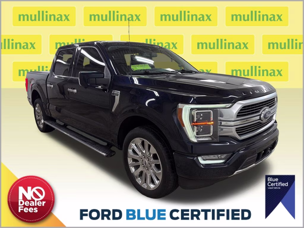 2021 Antimatter Blue Metallic Ford F-150 Limited 4X4 Truck