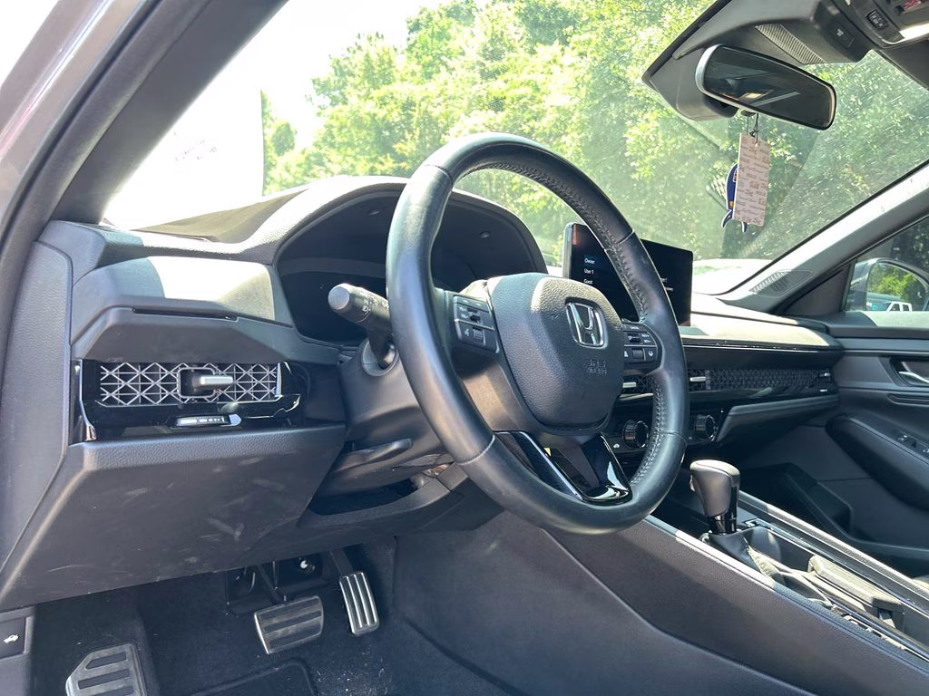2024 Solar Silver Metallic Honda Accord Hybrid Sport FWD Sedan